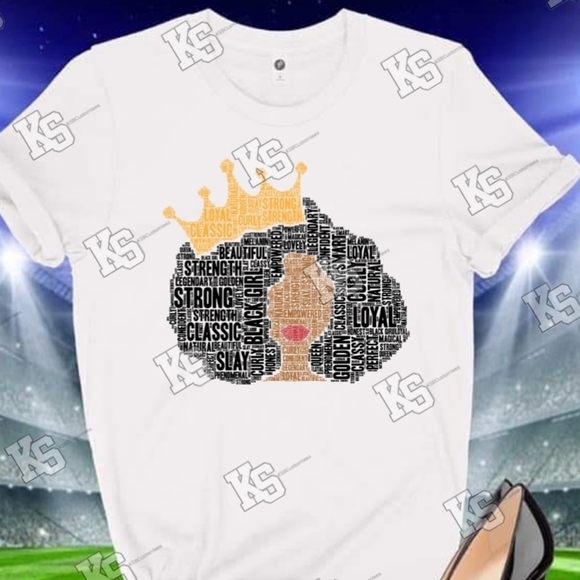 Worded‎ Queen Tee - Picture 1 of 1